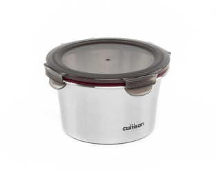 boite ronde hermetique en inox 